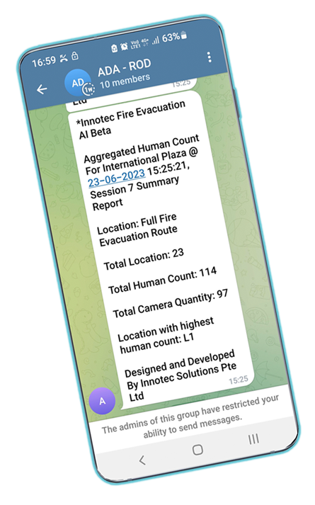 ada telegram phone